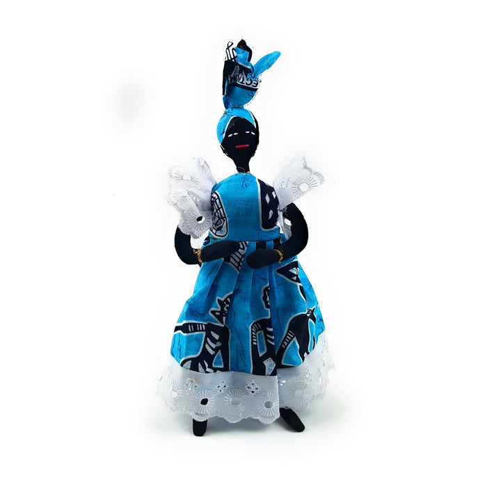 Large African Woman Doll – Handmade in Senegal | Authentic African Fabrics