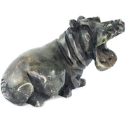 Large Open Mouth Hippo Sculpture – Shona Stone Zimbabwe