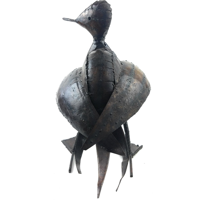 Large Recycled Metal Runner Duck | Handmade in Zimbabwe | Fair Trade African Art