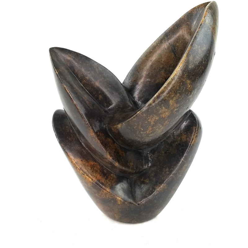 Layered Abstract Sculpture | African Stone Art