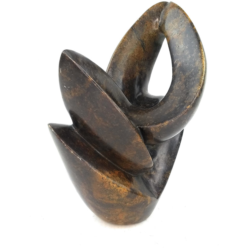 Layered Abstract Sculpture | African Stone Art