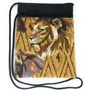 Lion and Elephant Safari Passport Bag – Handmade in Zimbabwe