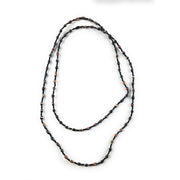 Long Multicolor Bead Necklace – Handmade African Jewelry