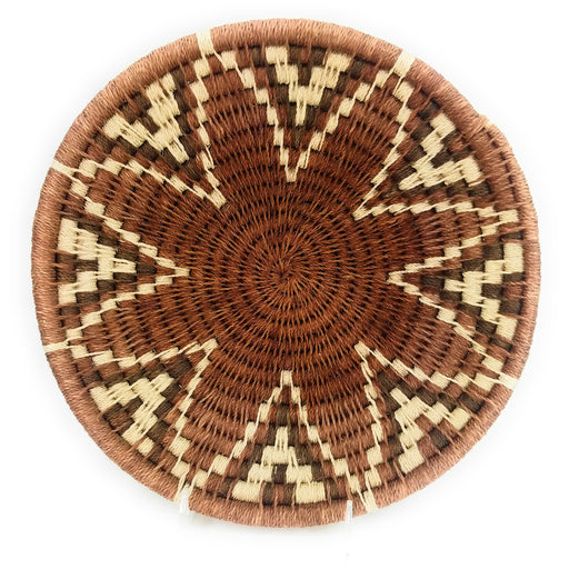 Lutsindzi Basket – Cream Tri-Chevron Sunburst