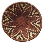 Lutsindzi Basket – Dark Brown Chevron Burst