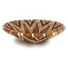 Lutsindzi Basket Dark Brown Chevron Burst | Fair-Trade Art