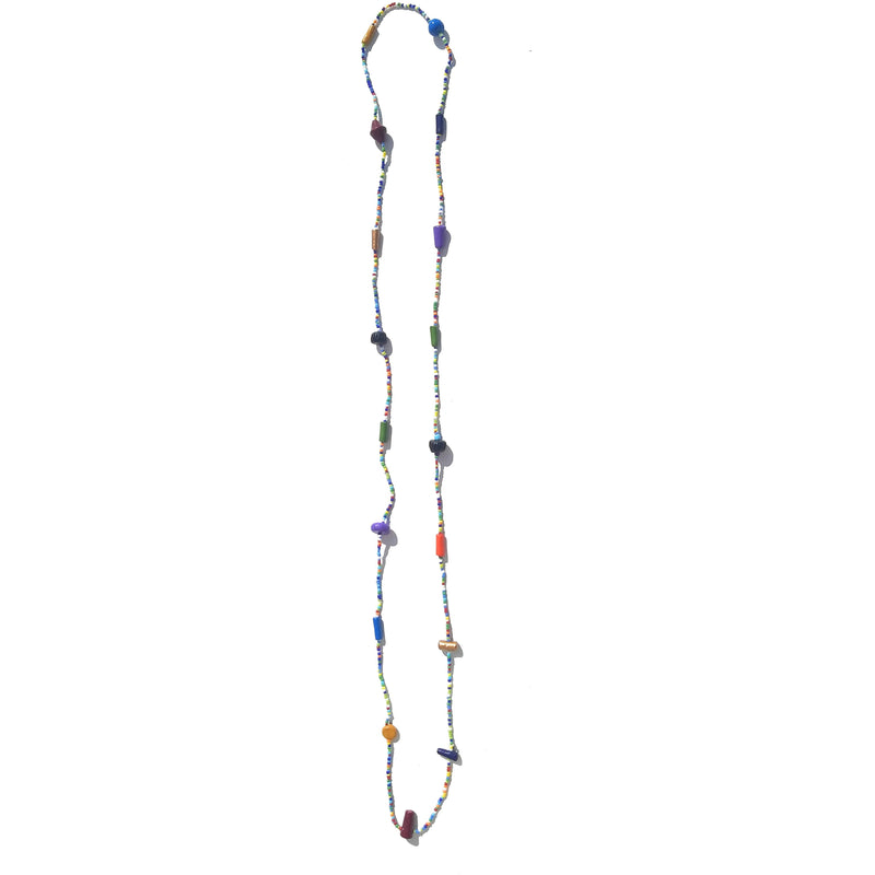 Maasai Multicolor Bead Necklace | Recycled Paper Jewelry