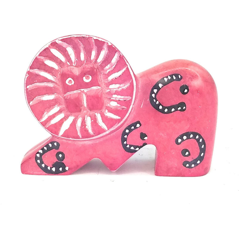 Miniature Soapstone Lion Figurine – Handcrafted in Kenya