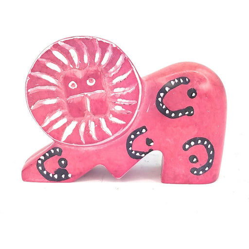 Miniature Soapstone Lion Figurine – Handcrafted in Kenya