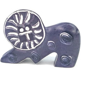 Miniature Soapstone Lion Figurine – Handcrafted in Kenya