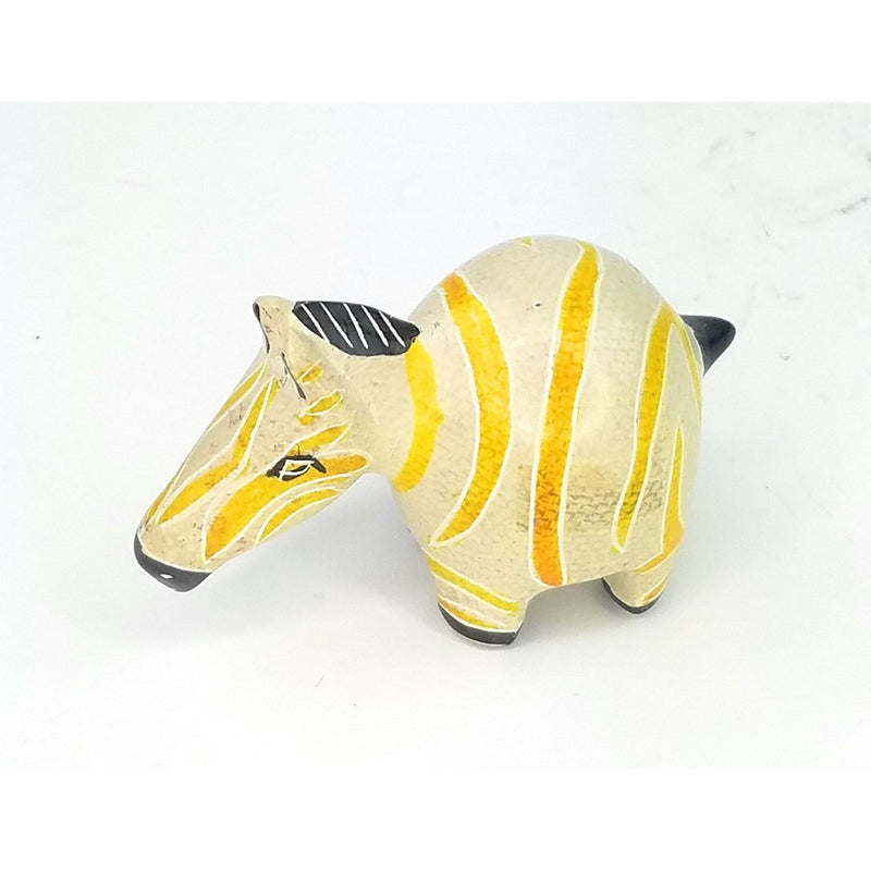 Miniature Soapstone Zebra Figurine – Hand Carved in Kenya