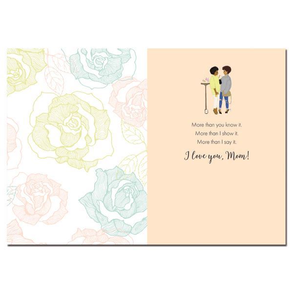 African American mothers day card