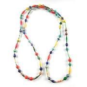 Multicolor Bead Necklace – Handmade Maasai Recycled Paper Jewelry