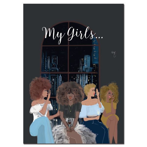 African American Friendship Cards