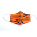 Orange & Green Kente Cloth Print African Face Mask – Reversible & Washable