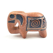 Miniature Soapstone Elephant Figurine – Trunk Down – Kenya Handmade