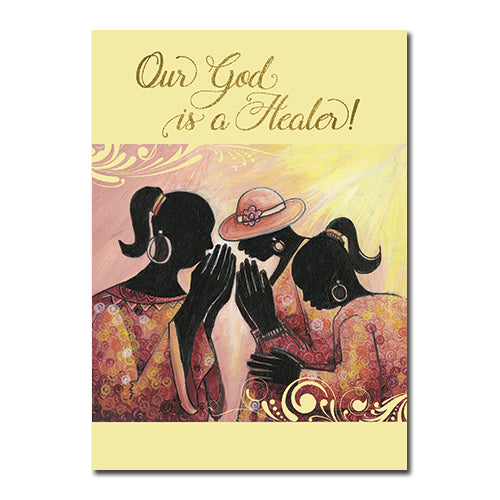 African American Get Well Soon Card