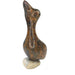 Pelican Bird Sculpture – Earthtone Serpentine Stone Hand-Carved in Zimbabwe