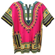 Pink African Dashiki Shirt – Unisex Traditional Print | A Taste of Africa
