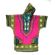 Pink Hoodie African Dashiki Shirt – Unisex Traditional Print | A Taste of Africa