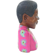 Shona Wooden Bust Sculpture | Hand Carved African Art from Zimbabwe