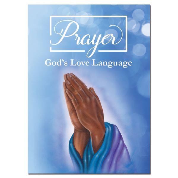 Image of praying hands symbolizing communication with God.