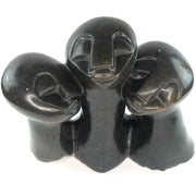 Proud Family Serpentine Stone Sculpture | Hand-Carved Zimbabwean Family Art