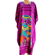 Purple African Kaftan — African Working Women & Children Design