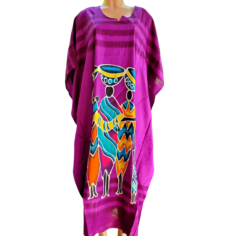 Purple African Kaftan — African Working Women & Children Design