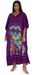 Purple African Kaftan Dress – Women & Children Print 