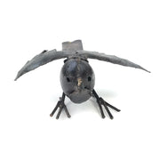 Open-Wing Recycled Metal Bird | Handmade Sculpture from Zimbabwe