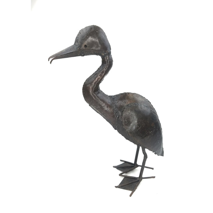 Recycled Metal Goose Sculpture – Handmade in Zimbabwe