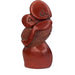 Red Jasper Mother & Child Sculpture – Protective Embrace