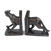 Roaring Lioness Stone Bookends – Shona Art from Zimbabwe