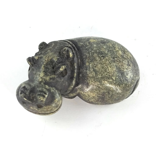 Rounded Hippo Sculpture – Hand Carved Shona Stone Zimbabwe