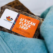 raw african black soap
