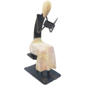 Scholar Sculpture – Handmade African Art by Luke Jimu