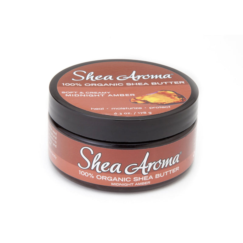 100% Unrefined Shea Butter - Midnight Amber
