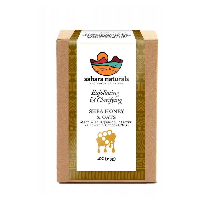 shea honey oats soap