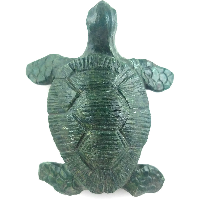 Shona Stone Sea Turtle Sculpture | Hand-Carved African Art Zimbabwe