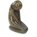 Shy Lady Sculpture – Hand Carved Shona Green Serpentine Art
