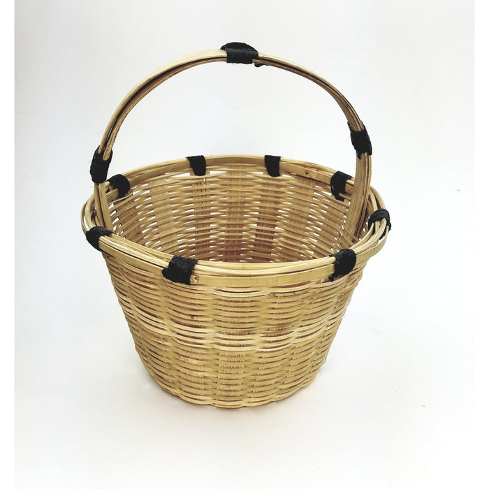 Small Wicker Basket with Handle – Handwoven in Zimbabwe