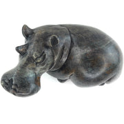 Smooth Hippo Sculpture | African Stone Art