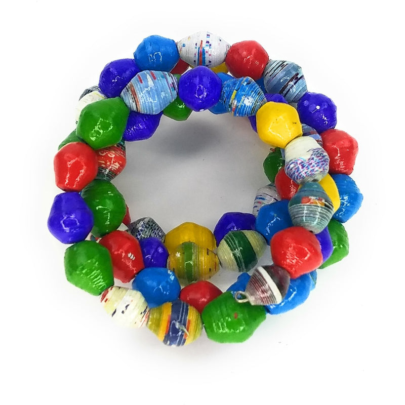 Spiral Bead Bracelet | Handmade Maasai Recycled Jewelry