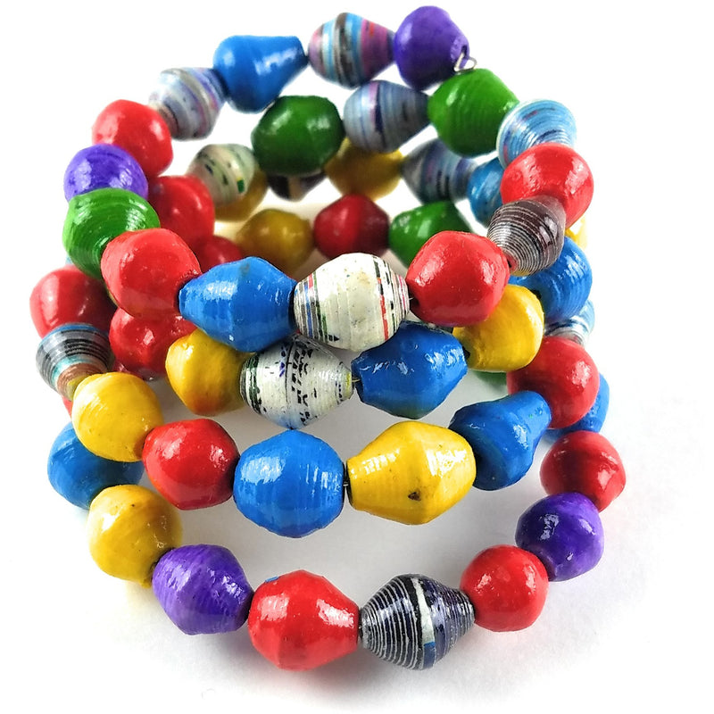 Spiral Bead Bracelet | Handmade Maasai Recycled Jewelry