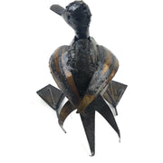 Standing Recycled Metal Duckling | Handmade in Zimbabwe | Fair Trade Sculpture