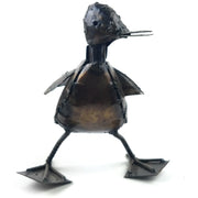 Standing Recycled Metal Duckling | Handmade in Zimbabwe | Fair Trade Sculpture