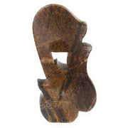 Serpentine Stone Guitarist Sculpture | Handmade Shona Art