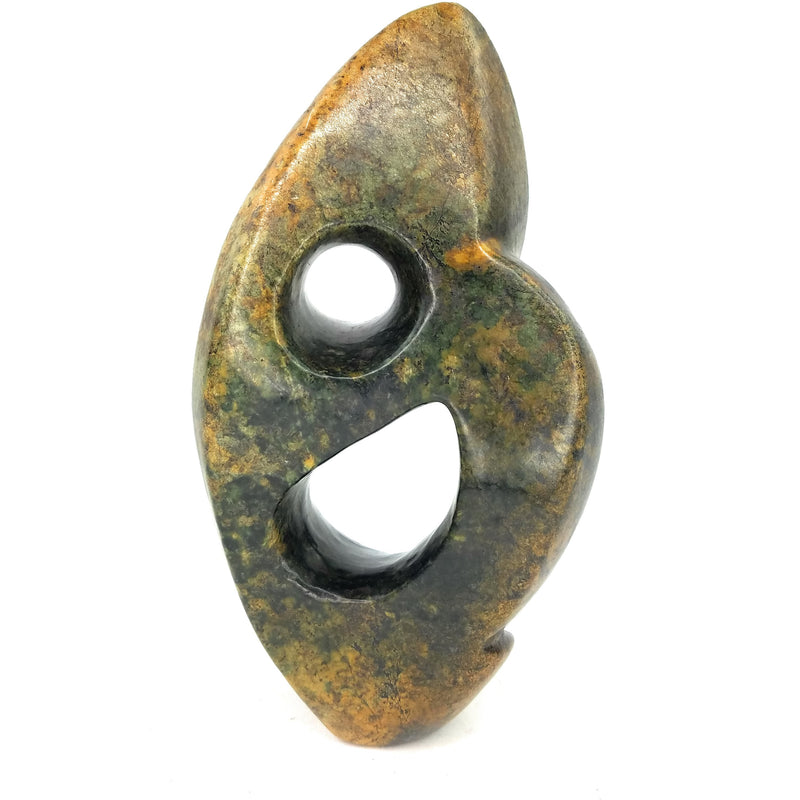 Swirl Abstract Sculpture – Shona Stone Art from Zimbabwe