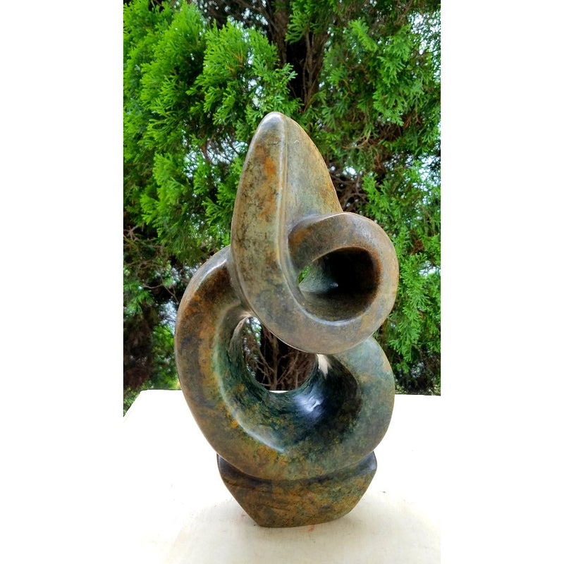 Swirl Abstract Sculpture | Shona Zimbabwe